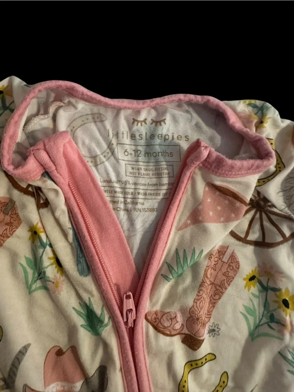 Four Little Sleepies Short Sleeve One-Piece - 6-12 months